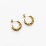 Créoles Cora Argent 925 plaqué or Sample Slow Jewelry