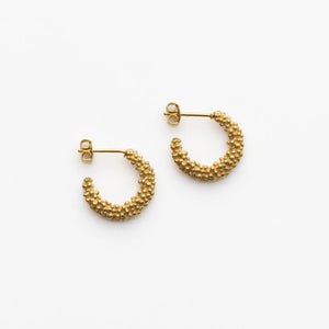Créoles Cora Argent 925 plaqué or Sample Slow Jewelry