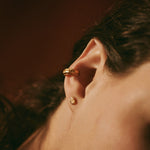 Earcuff OLA argent recyclé plaqué or Sample Slow Jewelry