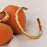Jonc Ola Argent 925 plaqué or recyclé Sample Slow Jewelry