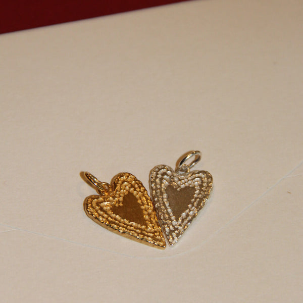 Pendentif Cupido argent 925 recyclé et plaqué or Sample SlowJewelry