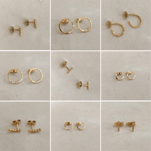 Atelier boucles d'oreilles Sample Slow Jewelry