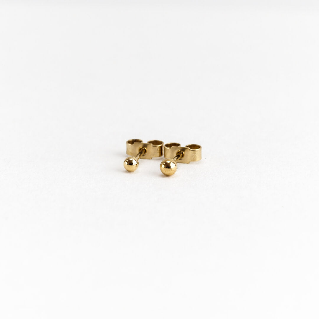 Boucles d’oreilles Nuggets 01 Argent 925 plaqué or Sample slow jewelry