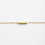 Bracelet Perso Argent 925 plaqué or Sample Slow Jewelry