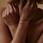 Bracelet Vénus 02 Argent 925 plaqué or Sample Slow Jewelry